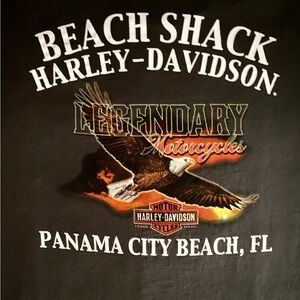 😎 Mens HD Pocket Tee Beach Shack Harley-Davidson 😎
